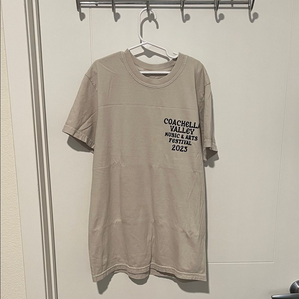 Coachella Music Festival Valley 2023 Gray Graphic Crewneck T-Shirt Desert Band